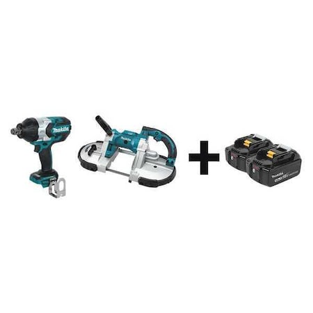 Cordless Combo Kit, 18.0 V, 2 Tools, 2 Batt MPN:XWT07Z, XBP02Z + BL1840B-2