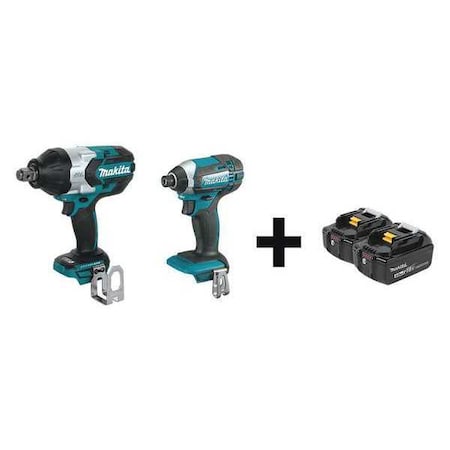 Cordless Combo Kit, 18.0 V, 2 Tools, 2 Batt MPN:XWT07Z, XDT11Z + BL1840B-2
