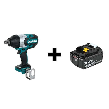 Impact Wrench, 18V DC, Brushless Motor MPN:XWT07Z/BL1850B