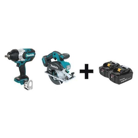 Cordless Combo Kit, 18.0 V, 2 Tools, 2 Batt MPN:XWT08Z, XSC02Z + BL1840B-2
