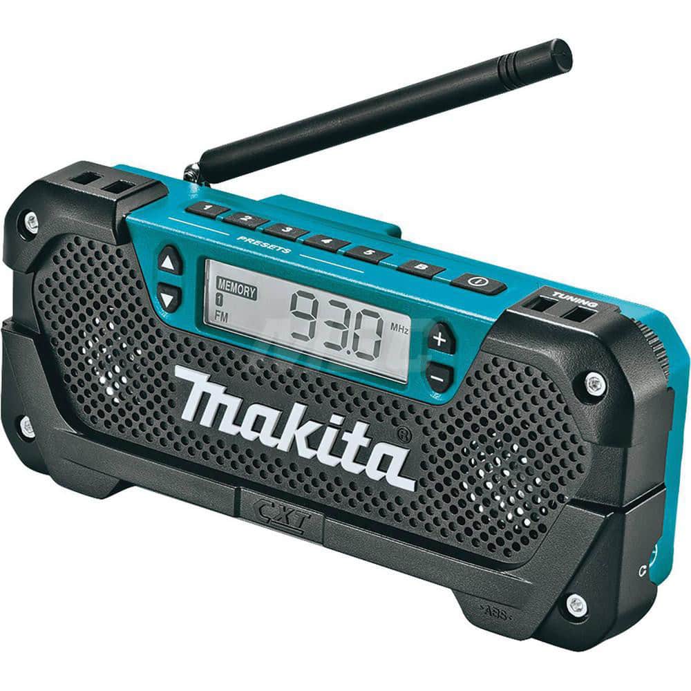 Job Site Radios; Job Site Radio Type: Cordless; Radio Reception: AM; FM; Power Type: Battery; Electric; Display Type: Backlight LCD; Batteries Included: No; Battery Size: 12V MPN:RM02