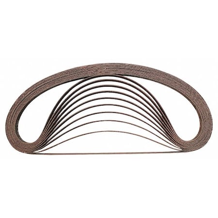 3/8 X 21 80G Sand Belt, PK10, 3/8