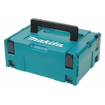MAKPAC Interlocking Tool Case, Plastic, Blue, 15-1/2 in W x 11-1/2 in D x 6-1/2 in H MPN:197211-7