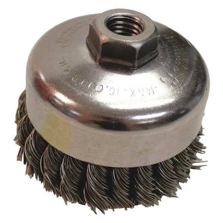 4 Knot Wire Cup Brush 5/8-11 MPN:A-98463