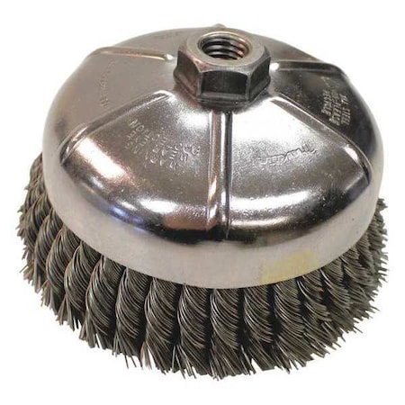 6 Knot Wire Cup Brush 5/8-11 MPN:A-98479
