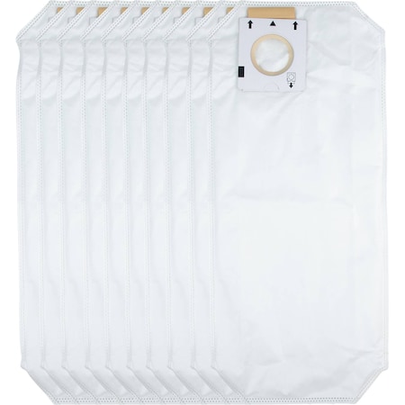 Fleece Filter Dust Bag, XCV19, PK10, 10 PK MPN:191T96-3