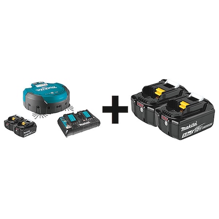 LXT®, Robotic Vacuum, 3/4 gal. MPN:DRC200PT + BL1850B-2
