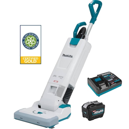 Upright Vacuum Cleaner, White, 20.3 lb MPN:GCV09L1