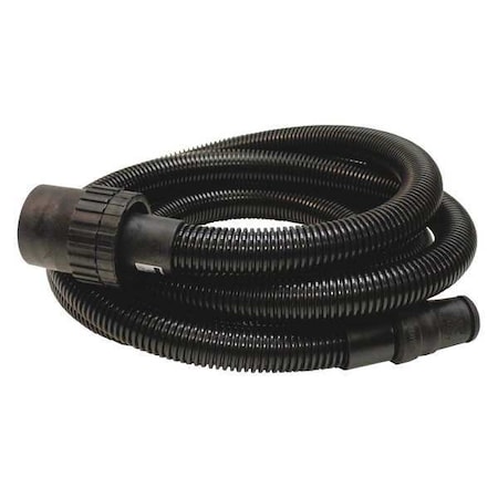Vacuum Hose, 11 ft L, Black, Plastic MPN:P-70487