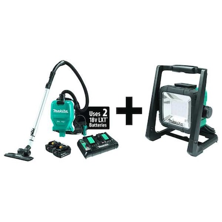 Cordless Vacuum Kit, HEPA Filtration MPN:XCV09PT + DML805