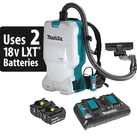 Backpack Vacuum, 20 5/8 in H, 15 lb MPN:XCV17PG