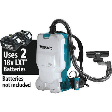 Backpack Vacuum, 20 5/8 in H, 15 lb MPN:XCV17Z