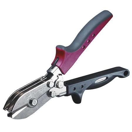 Downspout Crimper, Left/Right/Straight, 9 in, Hardened steel MPN:C4R