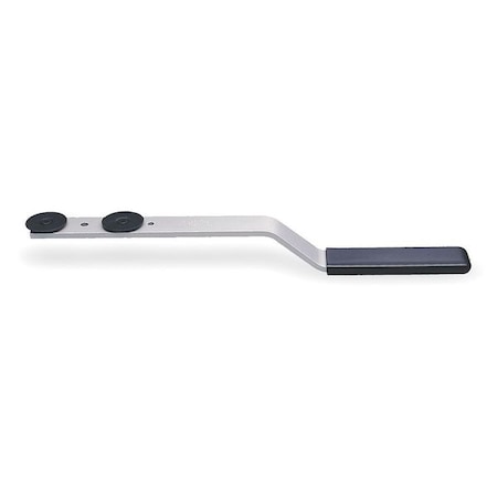 Duct Stretcher, 16 in, Aluminum Handle, Steel Wheels MPN:DS2