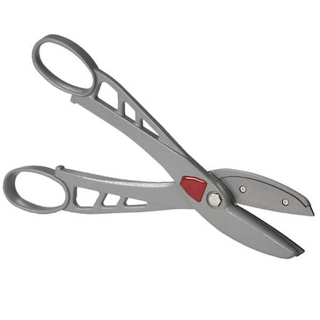 Tinners Snip, Straight, 14 in, Aluminum Frame, Steel Inset Blades MPN:M14A