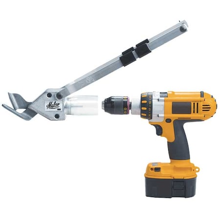 Asphalt Shingle Cutter Drill Attachment, Straight, Square, Circle, 7 3/4 in MPN:TSS1