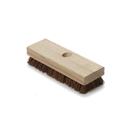 Hand Scrub Brush, Brown, 8 in L Overall, 12 PK MPN:070408