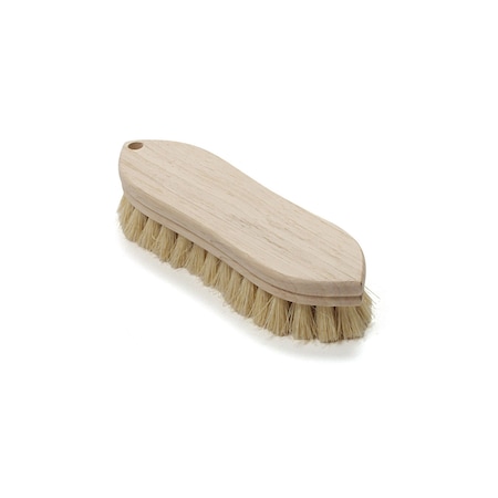 Hand Scrub Brush, White, 9 in L Overall, 12 PK MPN:080609