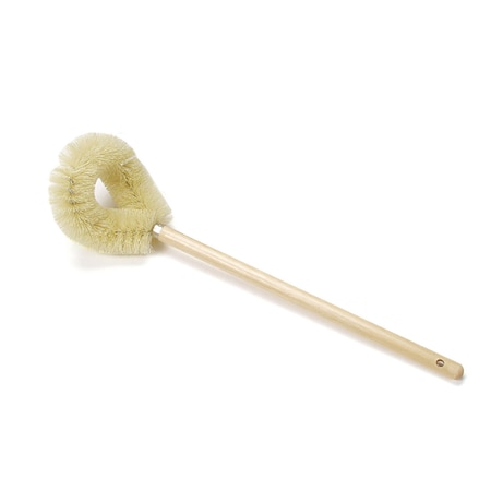 Bowl Brush, White, Wood, 20 in L Overall, 12 PK MPN:190619