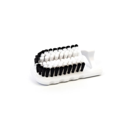 Hand & Nail Brush, Black/White, 5 in L Overall, 12 PK MPN:2000