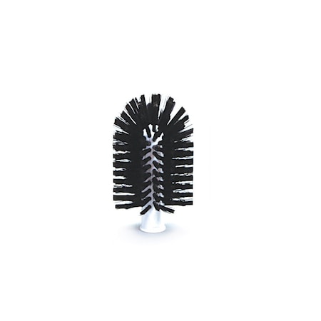 Drain Brush, Black, White Plastic, 6 in L Overall, 3 PK MPN:2404