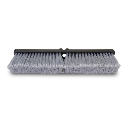 Floor Sweep, Gray Flagged Poly, 18