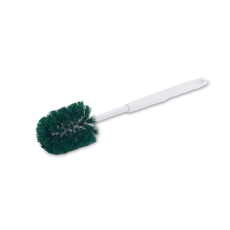Bowl Brush, Green, White Plastic, 15 in L Overall, 6 PK MPN:55010