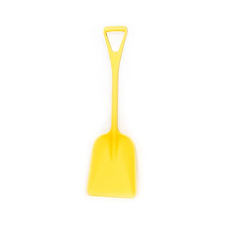 Sanitary Shovel, Polypropylene Blade, 42 in L Yellow Polypropylene Handle MPN:62442