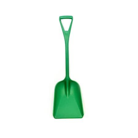 Sanitary Shovel, Polypropylene Blade, 42 in L Green Polypropylene Handle MPN:62542