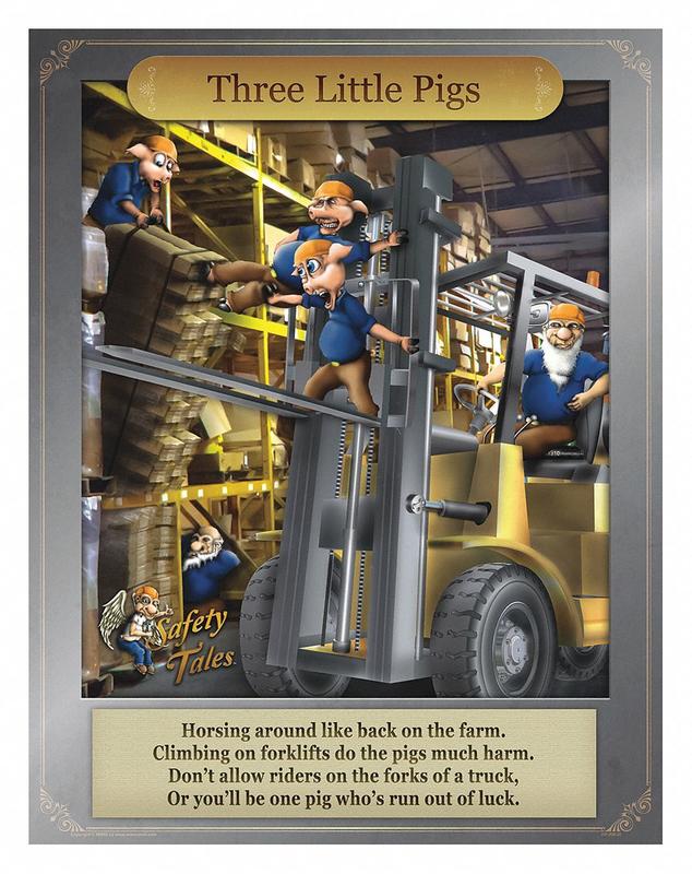 Safety Poster 12 in x 16 in Paper MPN:31P-208-02