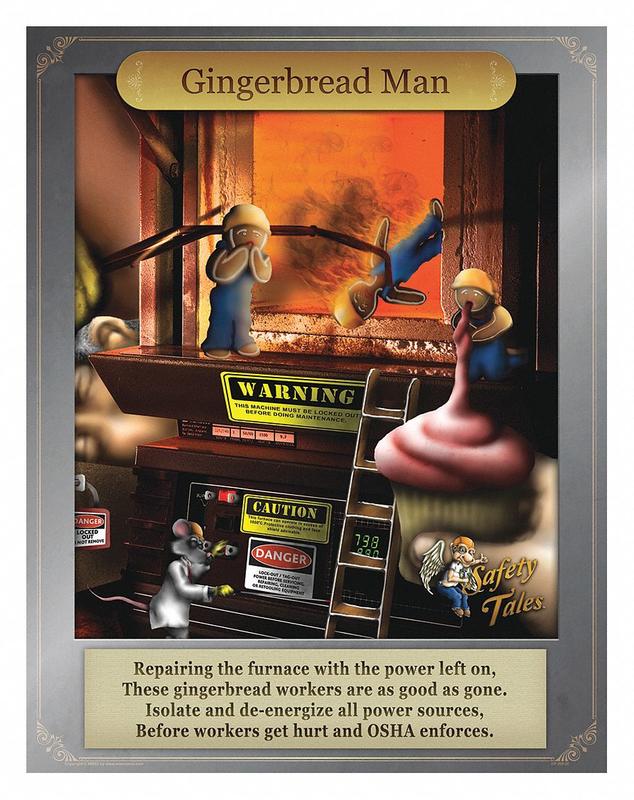 Safety Poster 12 in x 16 in Paper MPN:31P-209-02