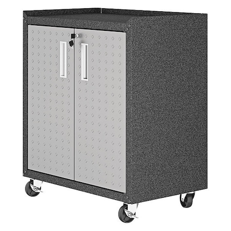 Garage Mobile Cabinet, 30.3 in W, Grey MPN:3GMCC