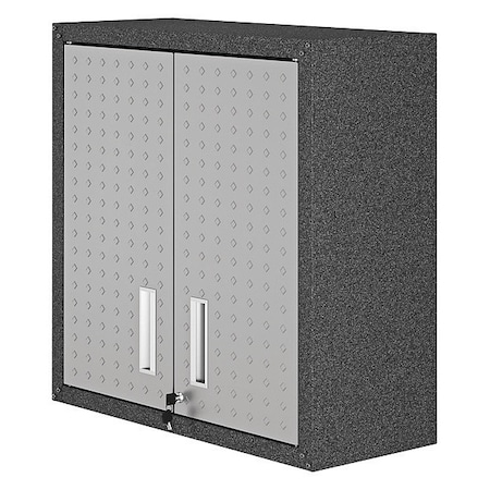 Floating Garage Cabinet, Steel, Dark Grey, 30 in L x 30.3 in H x 12.5 in W, 1 Shelf MPN:5GMC