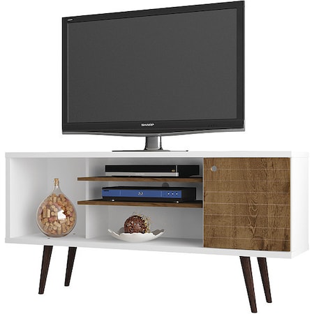 TV Stand, Mid Century, Brown, 53.14