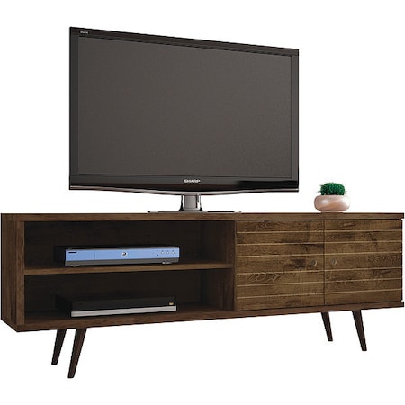 TV Stand, Mid Century, Brown, 62.99