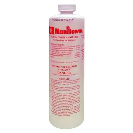 Ice Machine Sanitizer, Cuber Machines, 16 oz Size, Liquid MPN:5164