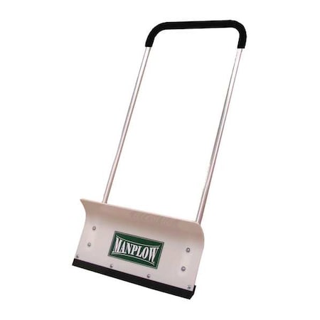 Snow Shovel, 24 in W x Plastic Blade, 48 in L Aluminum Handle MPN:PRO24