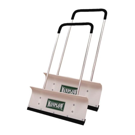 Snow Shovel, 32 in W x Plastic Blade, 48 in L Aluminum Handle MPN:PRO32 2PK