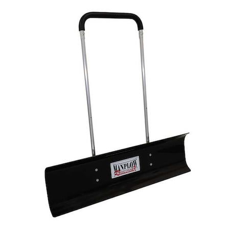 Snow Pusher, 48 in W x Plastic Blade, 50 in L Aluminum Handle MPN:RevX48