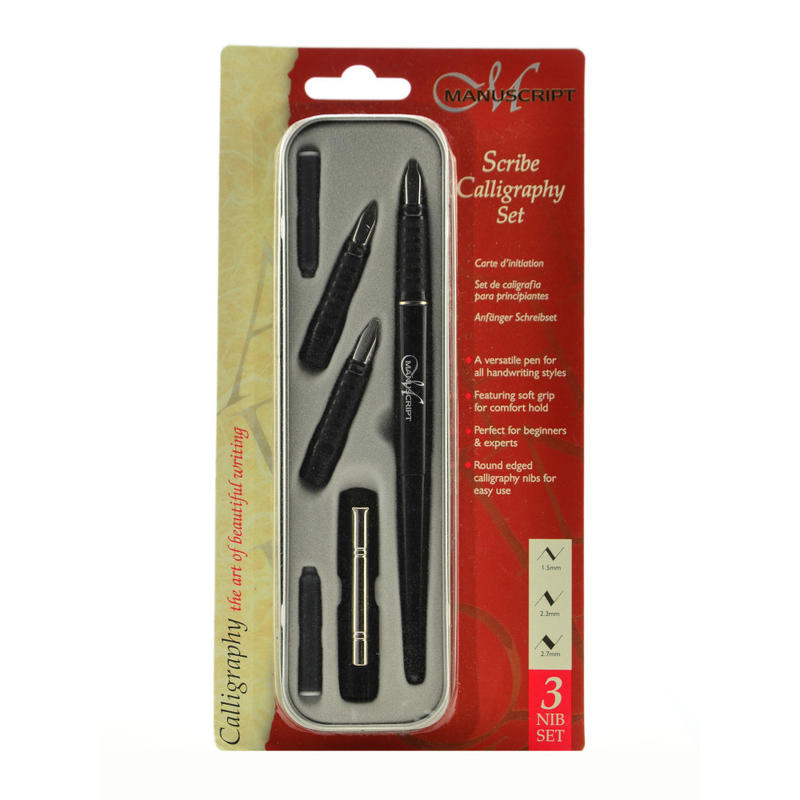 Manuscript Scribe Series Calligraphy Pen Set, 3 Nib Set MPN:MC4300