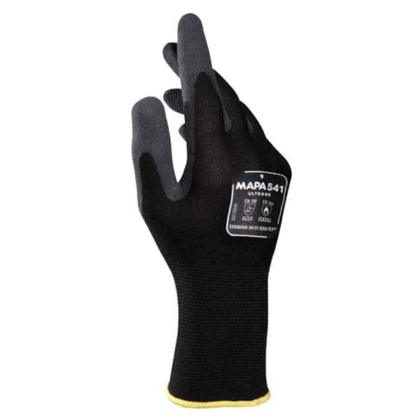General Purpose Work Gloves: Foam Nitrile Coated, Nylon MPN:34541030