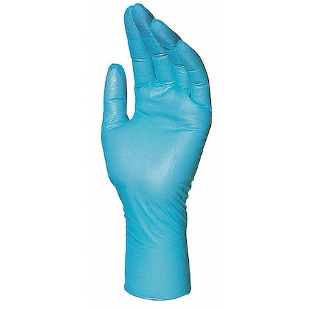 Solo Ultra 980, Disposable Gloves, 8 mil Palm, Nitrile, Powder-Free, 7, 100 PK, Blue MPN:980