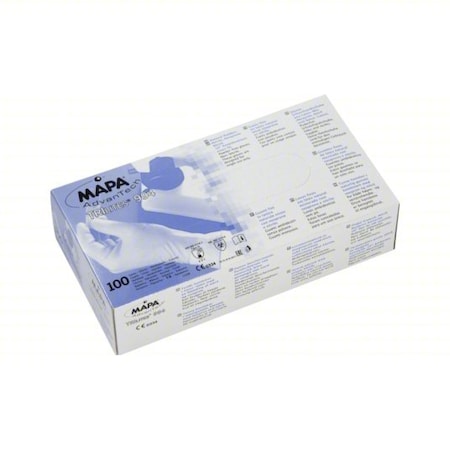 TriPolymer Disposable Glove, 6 mil Palm, Latex/Polychloroprene/Nitrile, Powder-Free, S, PK 100 MPN:994 BOX