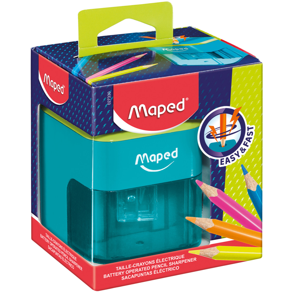 Maped Compact 1-Hole Battery Powered Pencil Sharpener MPN:MAP027330