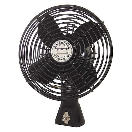 Bolt-On Fan, 2.7A, Blk Painted Steel, 12VDC MPN:F-4670176