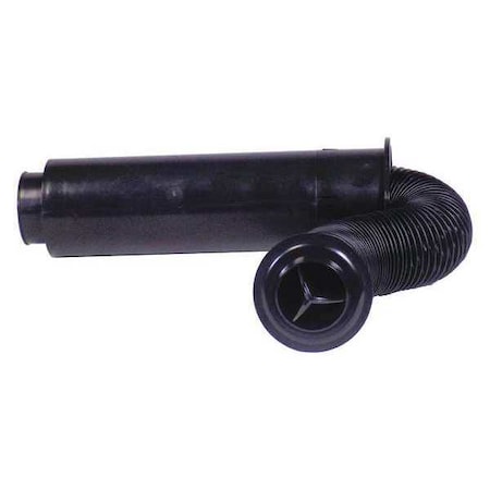 Heater Tube, w/1983 Ball Louver, 2
