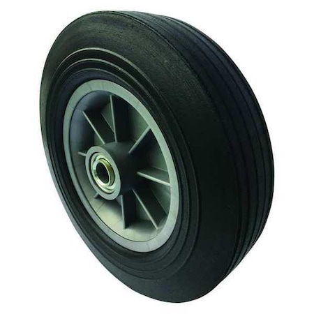 Hand Truck Wheel, 3/4 in. Bore Dia, Offset, Tread: Ribbed MPN:40N435