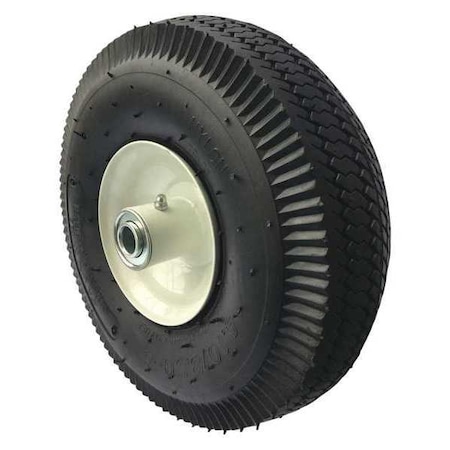 Tubed Pneumatic Wheel, 10 in. Dia, 350 lb. MPN:4DE47
