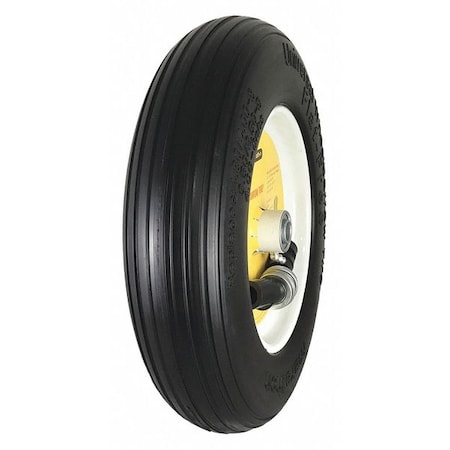 Universal Fit Flat Free Wheelbarrow Tire MPN:00265
