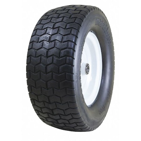 Turf Flat Free Tire 16X6.50-8, 3 C, 3/4 MPN:30454P